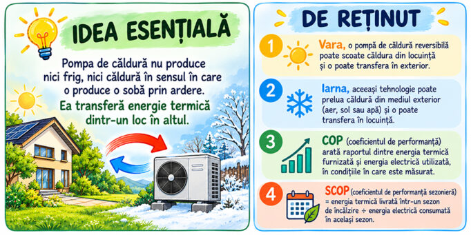 idei de reținut despre Pompa de căldură
