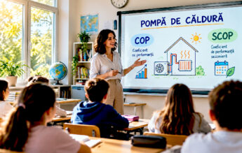 Pentru profesori: lecția despre pompa de căldură poate începe de la o întrebare simplă