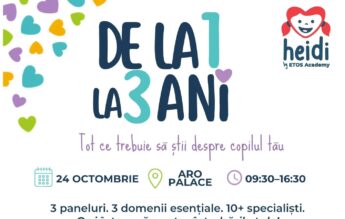 Conferința Heidi – De la 1 la 3 ani (Tot ce trebuie să știi despre copilul tău)