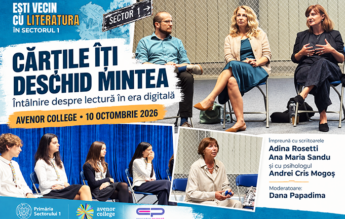 Citim și ca să nu fim de acord. Ce au discutat scriitoarele Adina Rosetti și Ana Maria Sandu cu elevii despre lectură în era digitală, la Avenor