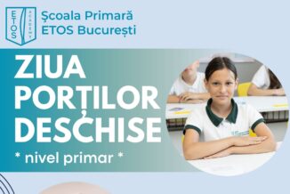 Cum arată prima zi de școală atunci când copilul tău se simte în largul lui? Hai la Ziua Porților Deschise la Școala Primară ETOS Academy București!